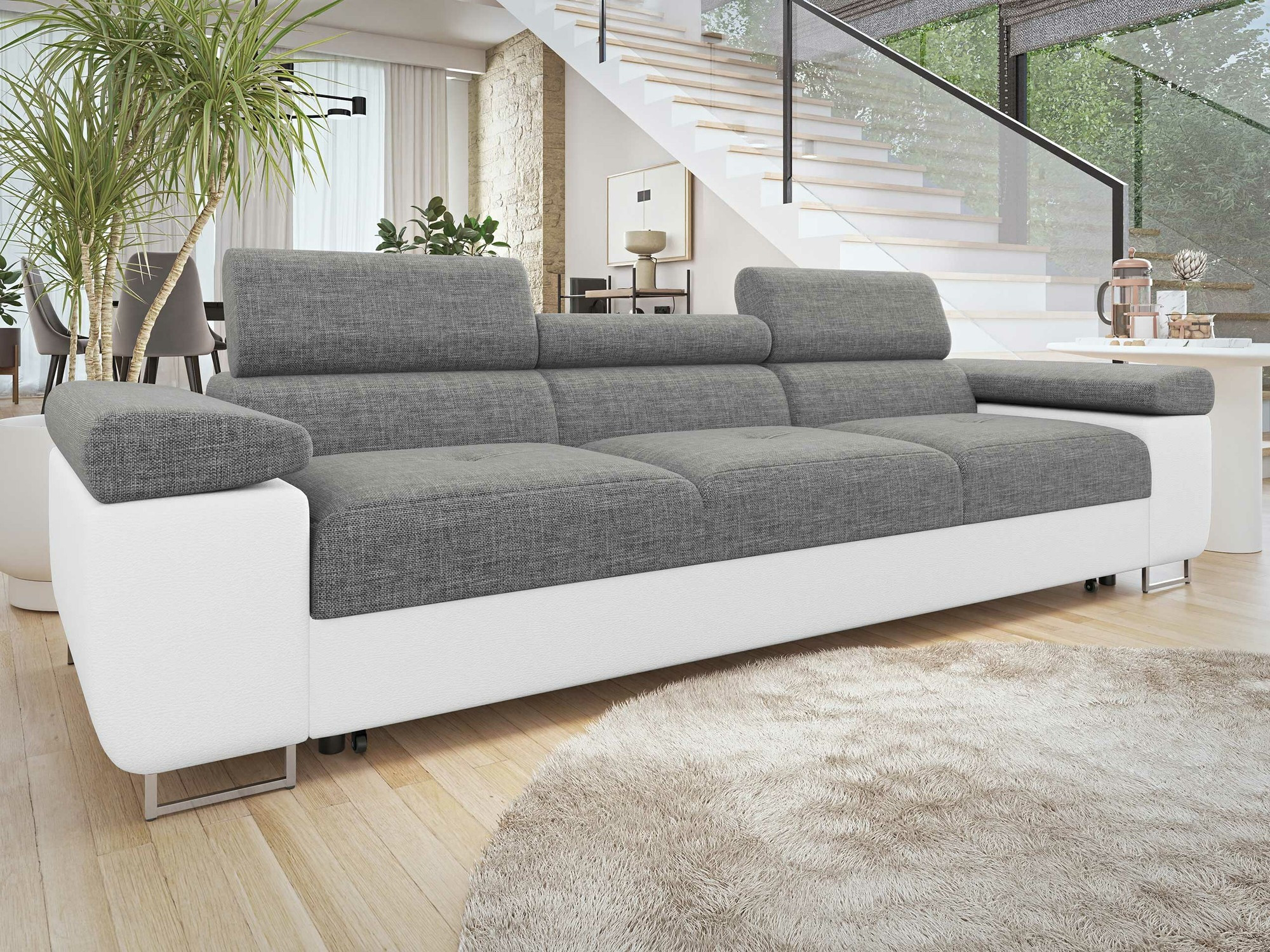 Sofá-cama Comfivo Eliferu 108 (Soft 017 + Lux 05)