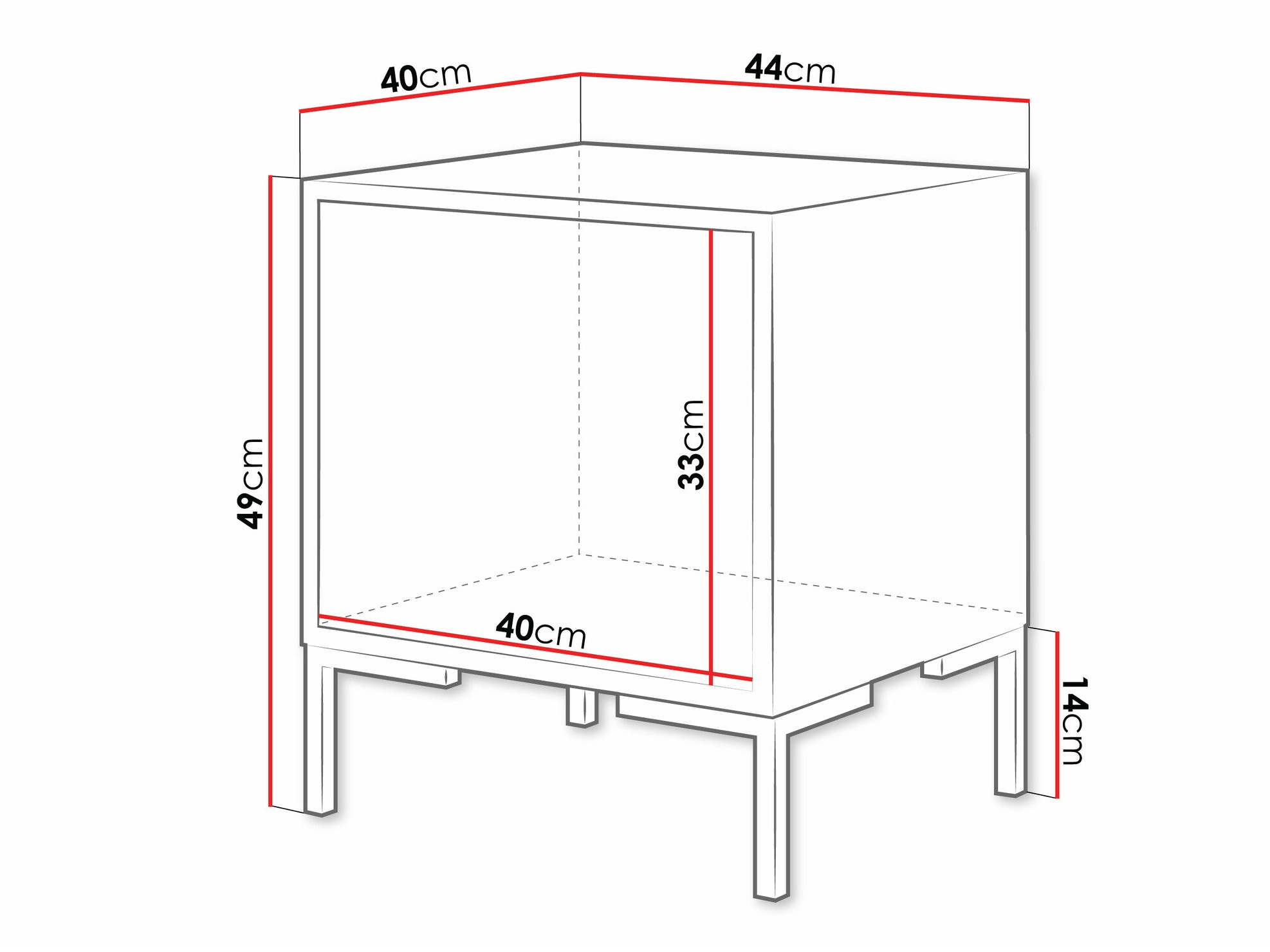 Mesa de cabeceira Fabula