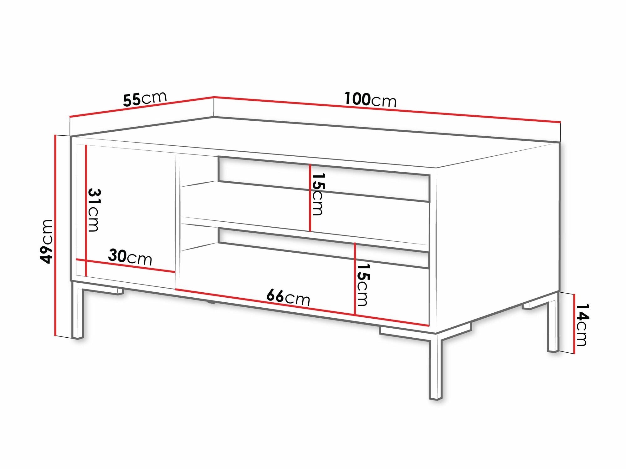 Mesa de centro Etrfelu 103