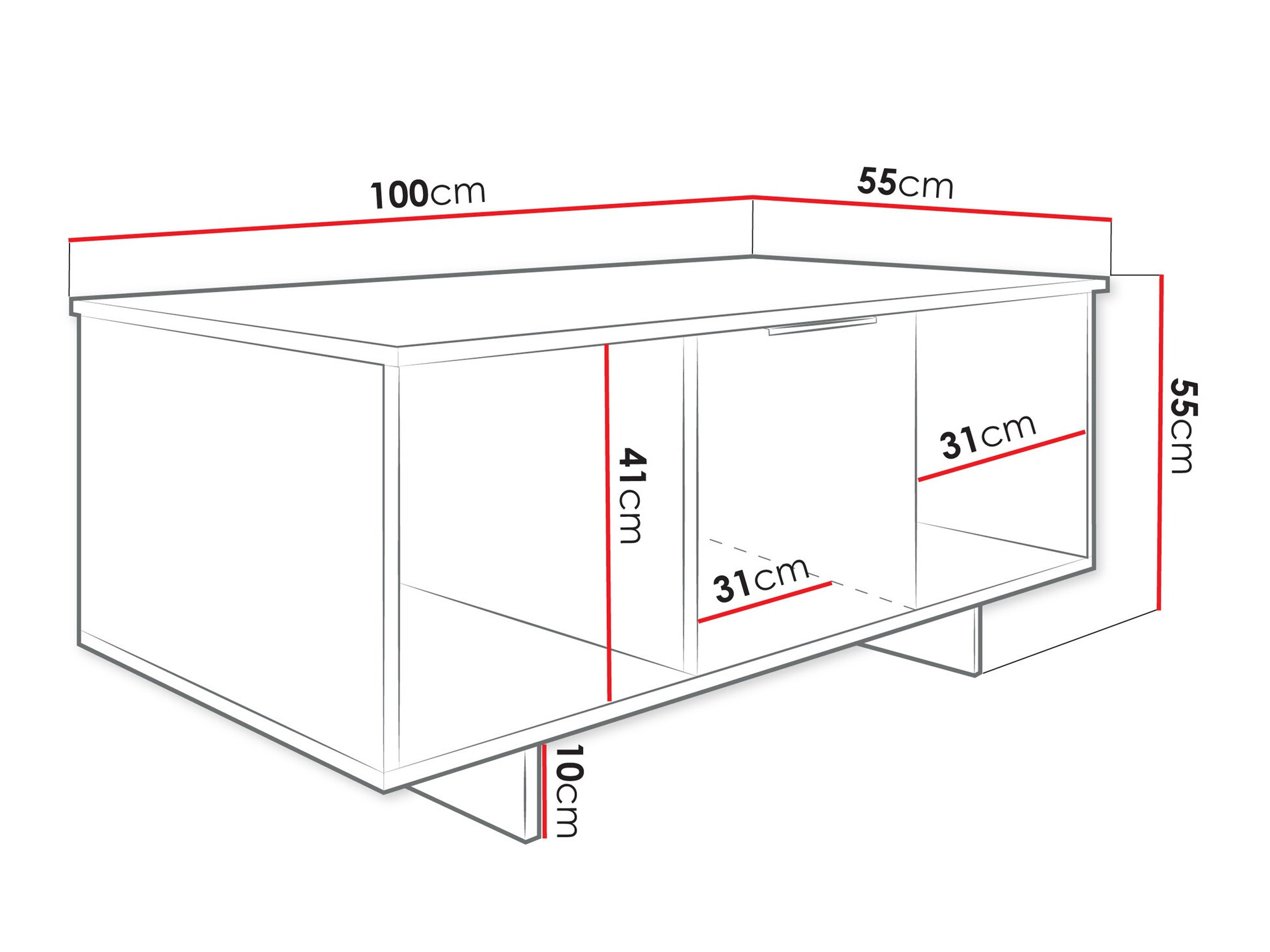 Mesa para revistas Flotei 104