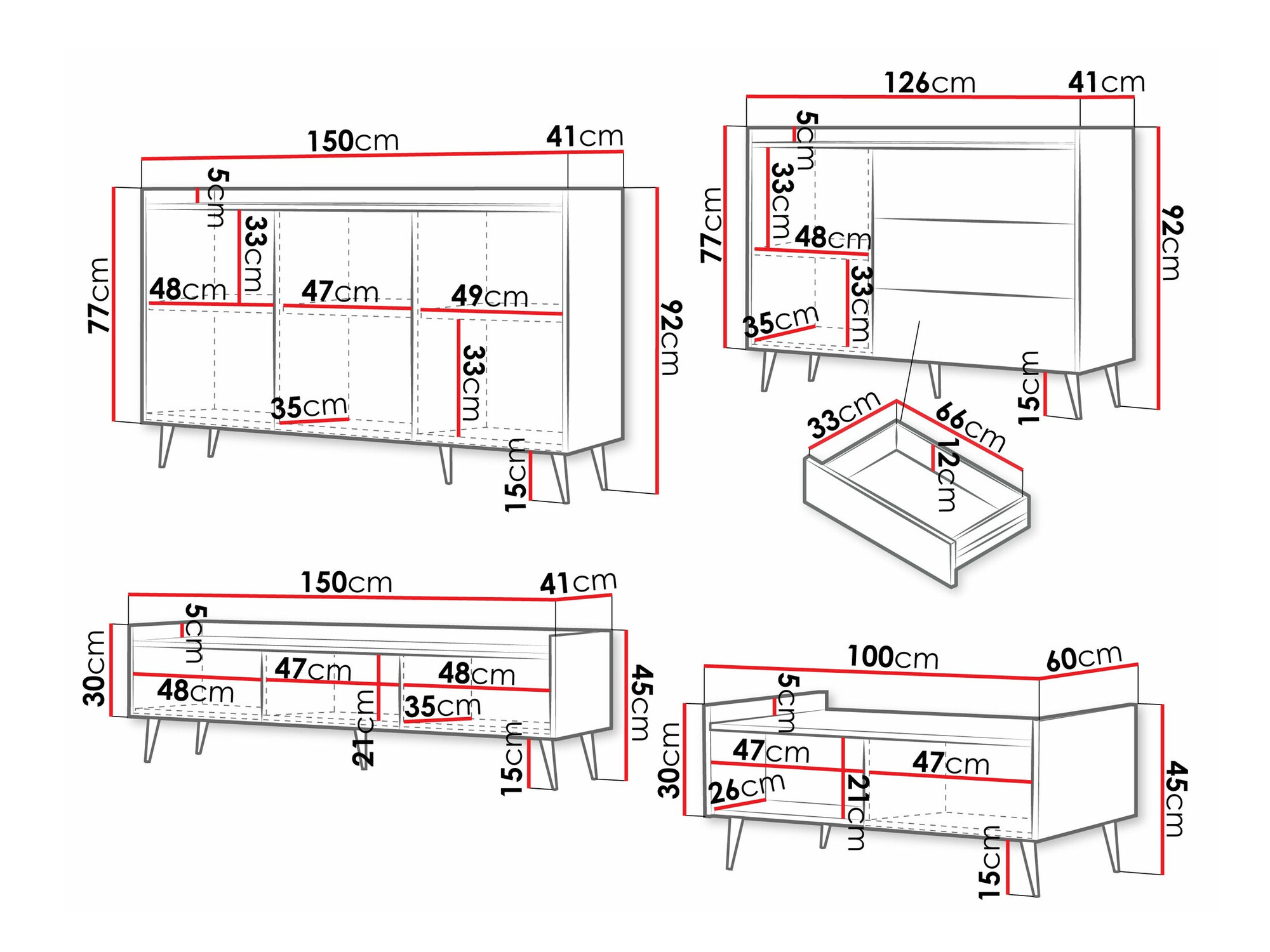 Conjunto para sala de estar Mirfivu 109