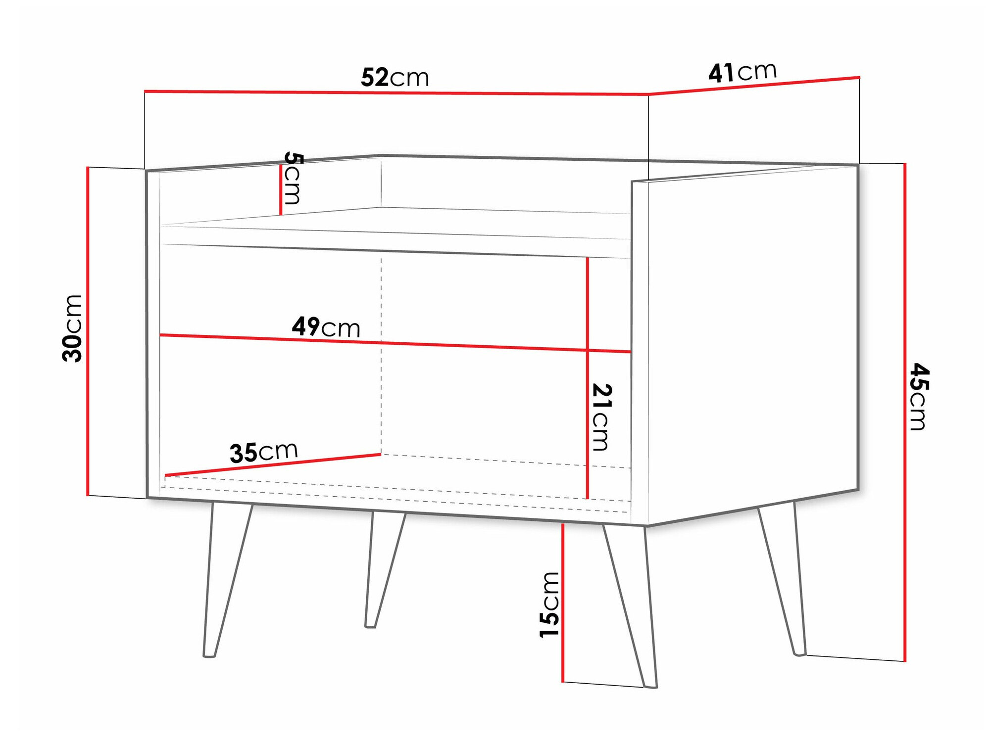 Mesa de cabeceira Mirfivu 107