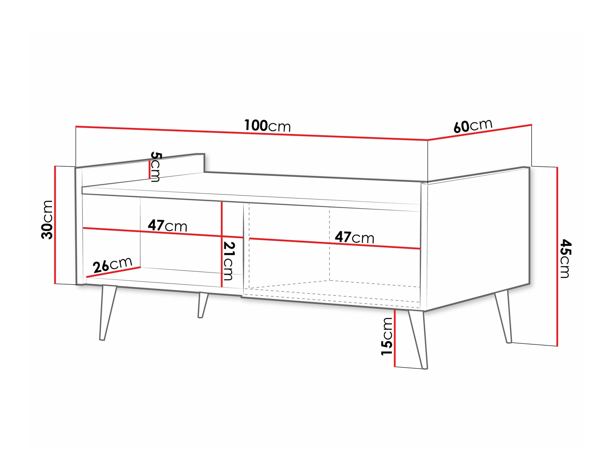 Mesa de centro Mirfivu 108