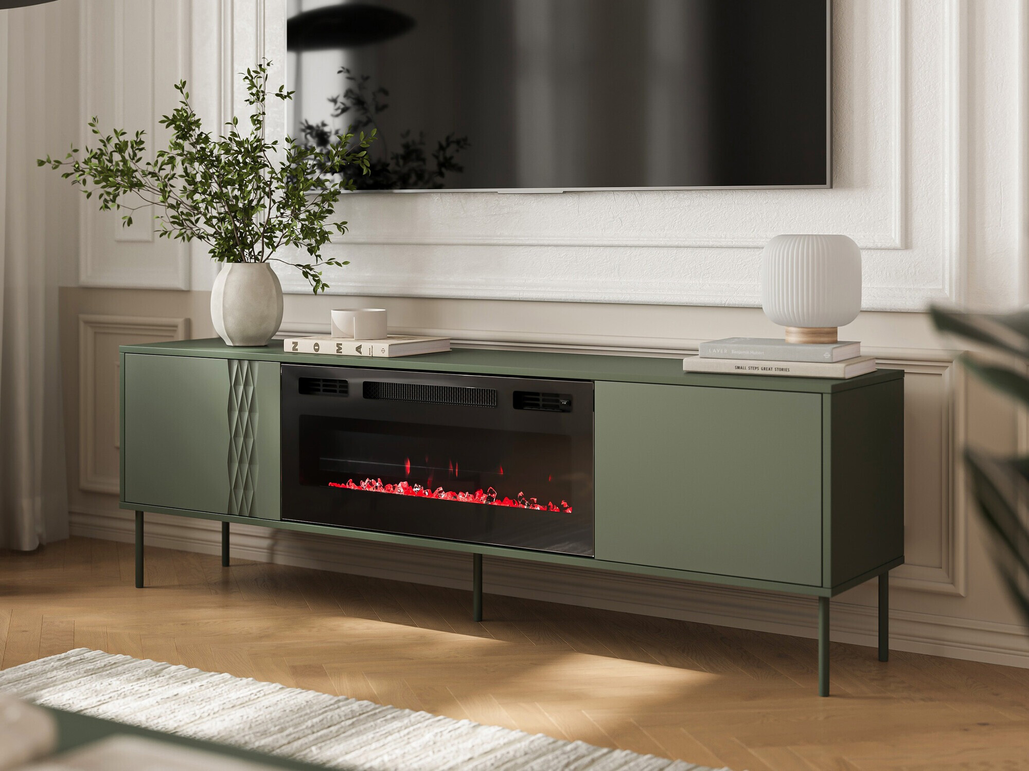 Móvel de TV Tolete 107 (Verde)