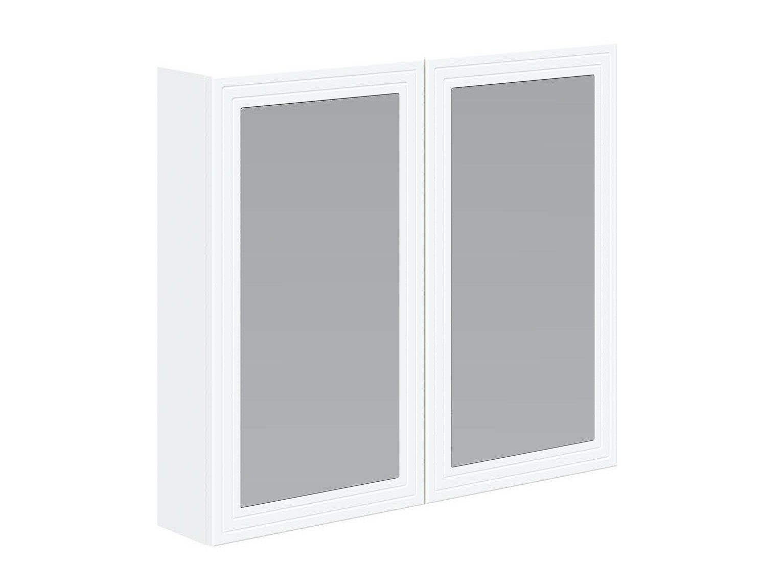 Armário com espelho para casa de banho Fiovele 102 (Branco)