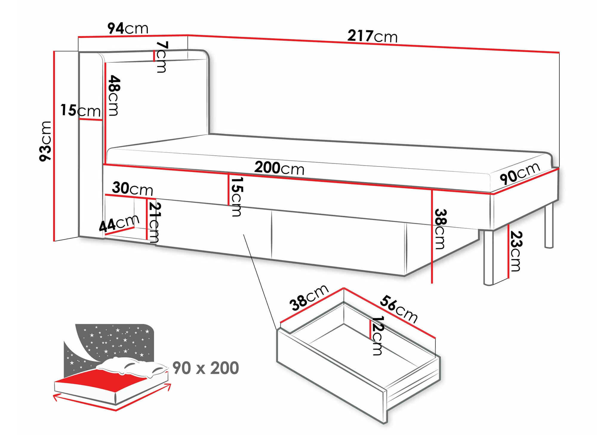 Cama Domcali 113 (Bege)