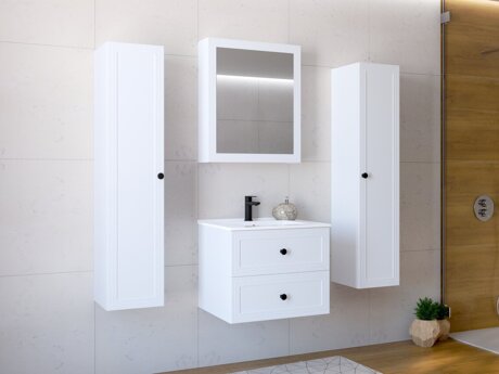 Conjunto para casa de banho Fiovele 105 (Branco)