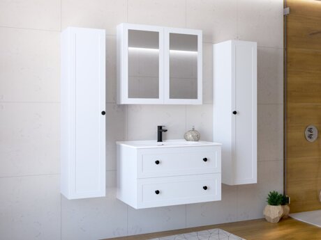 Conjunto para casa de banho Fiovele 106 (Branco)