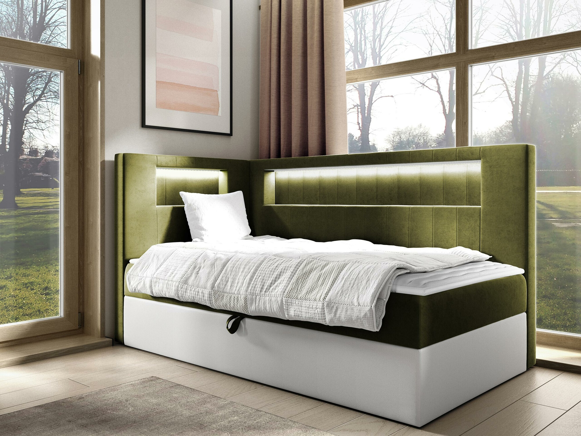 Cama continental Baltimore 172 (Soft 017 + Fresh 12)