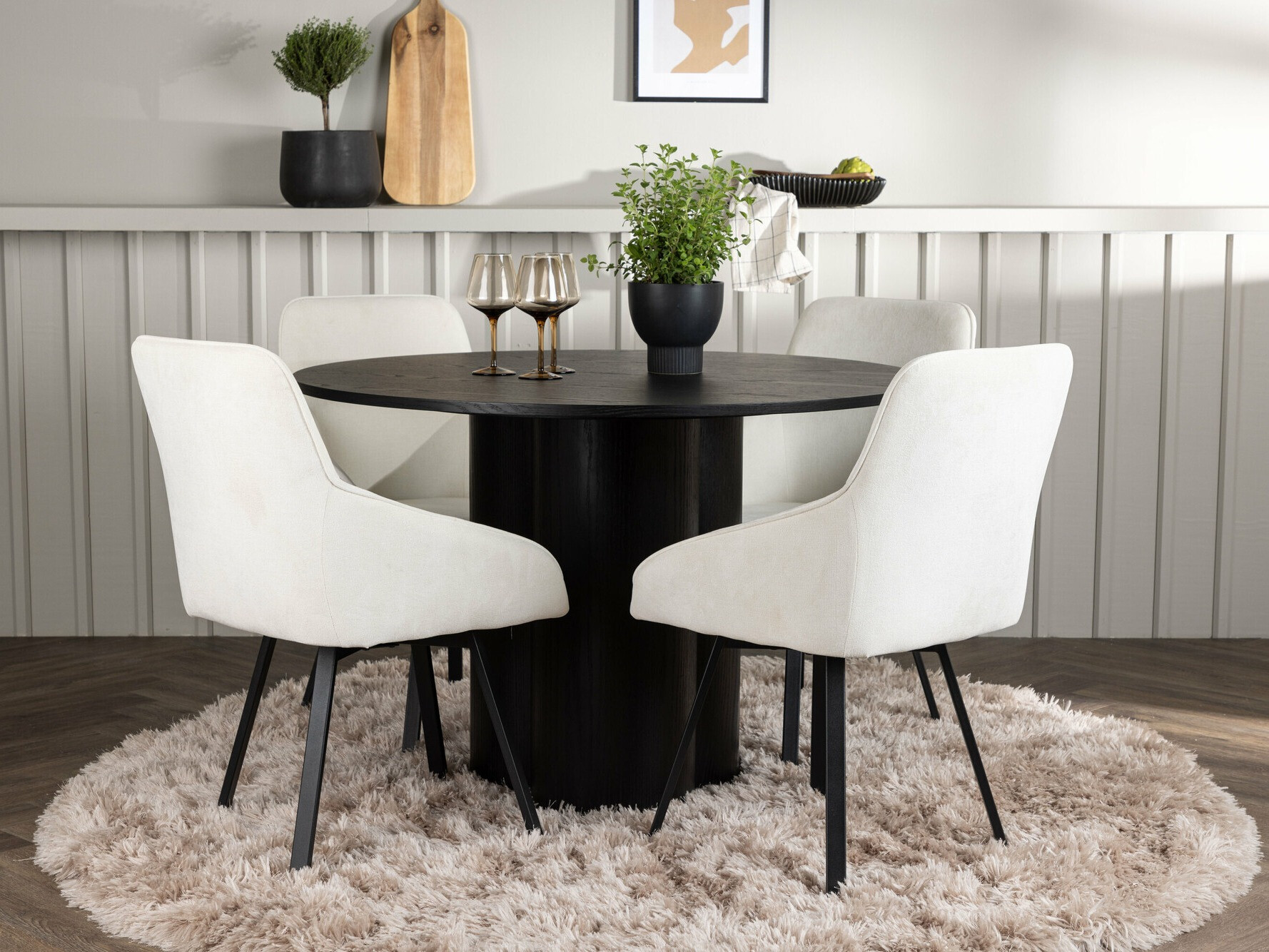 Conjunto para refeições Dallas 5008 (Preto)