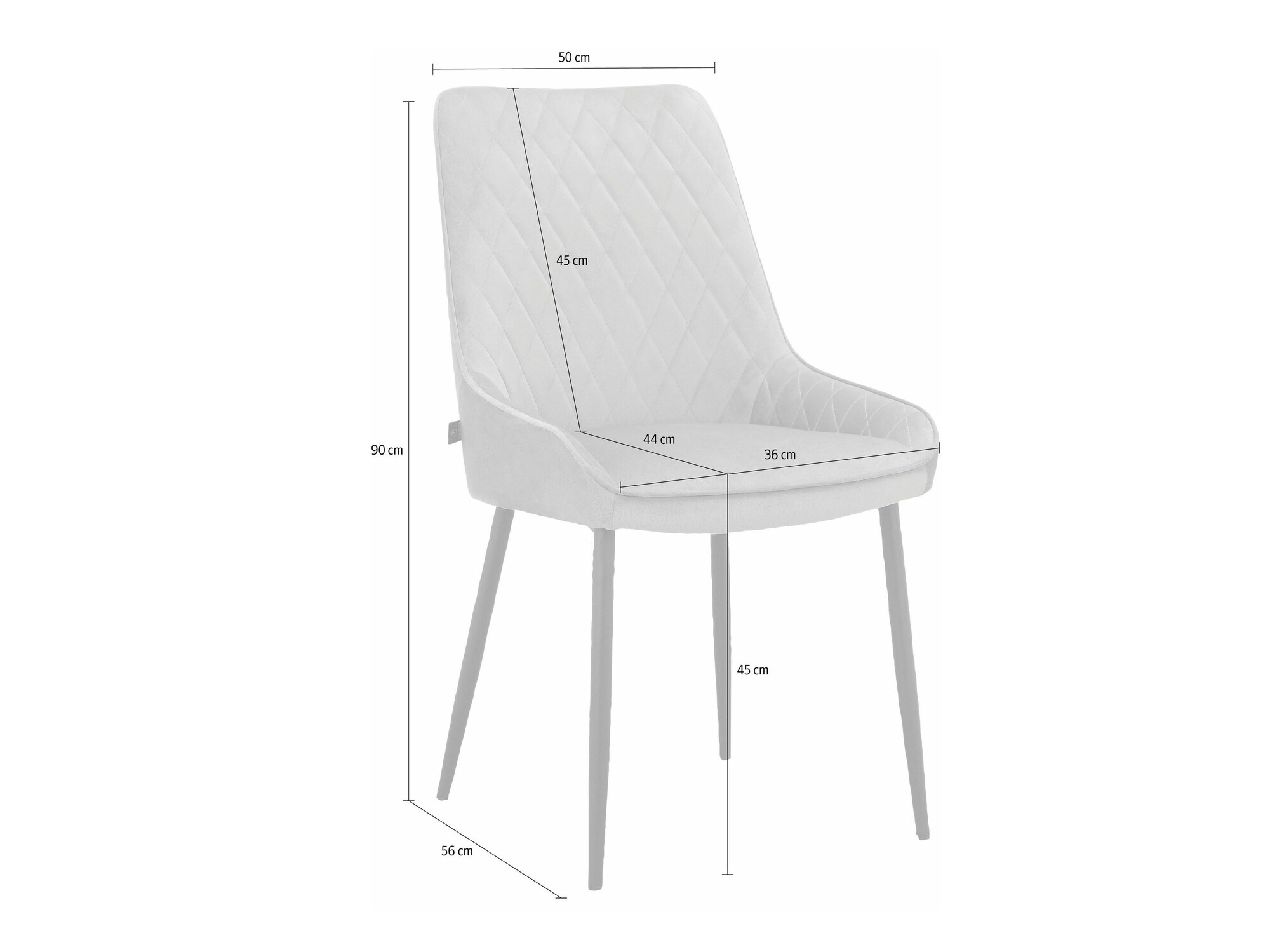 Conjunto de cadeiras Denton 1413 (Verde escuro)