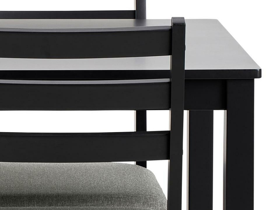 Conjunto para refeições Norsica 857 (Preto + Cinzento claro)