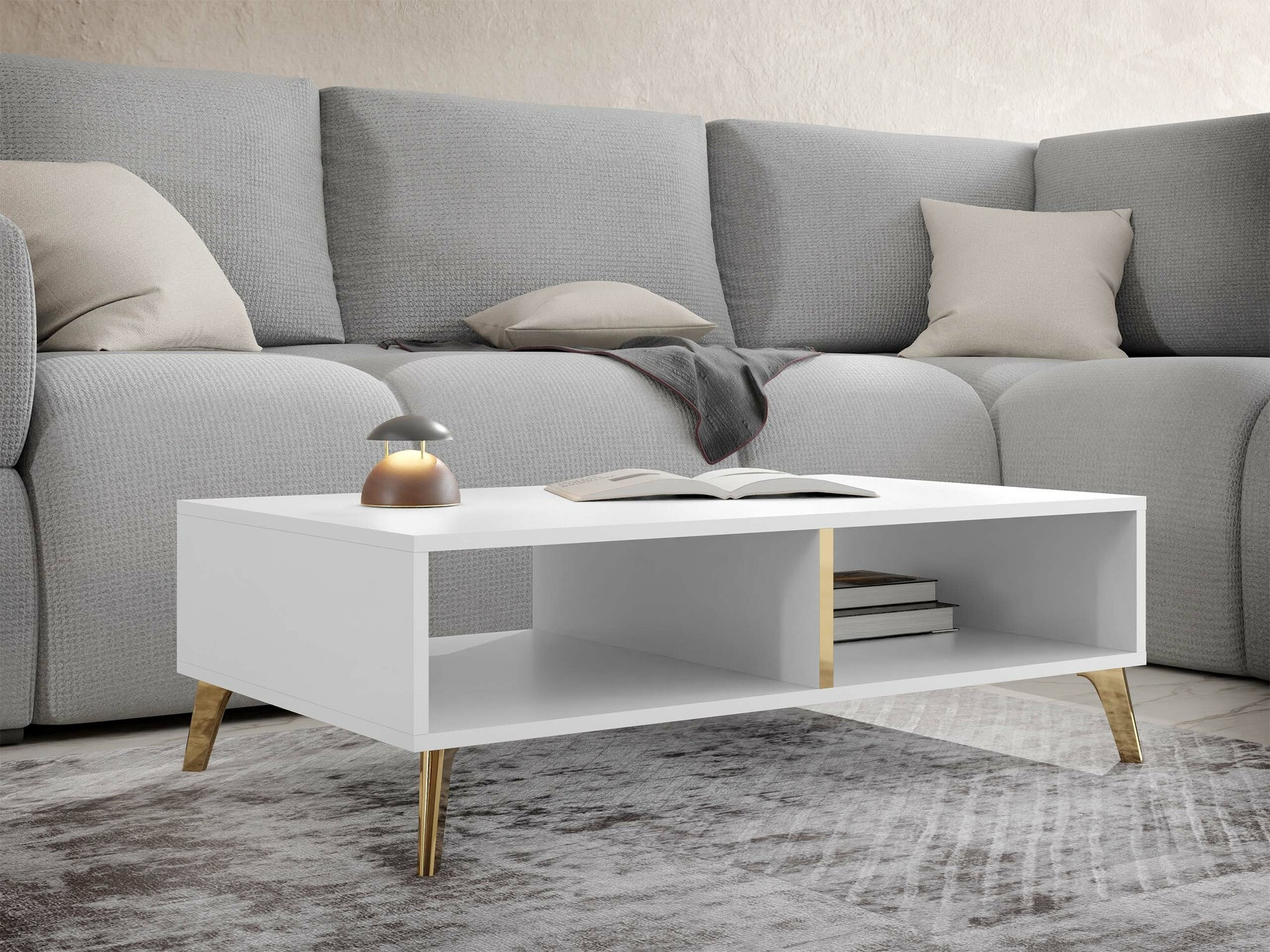 Mesa de centro Comfivo Capella (Branco)