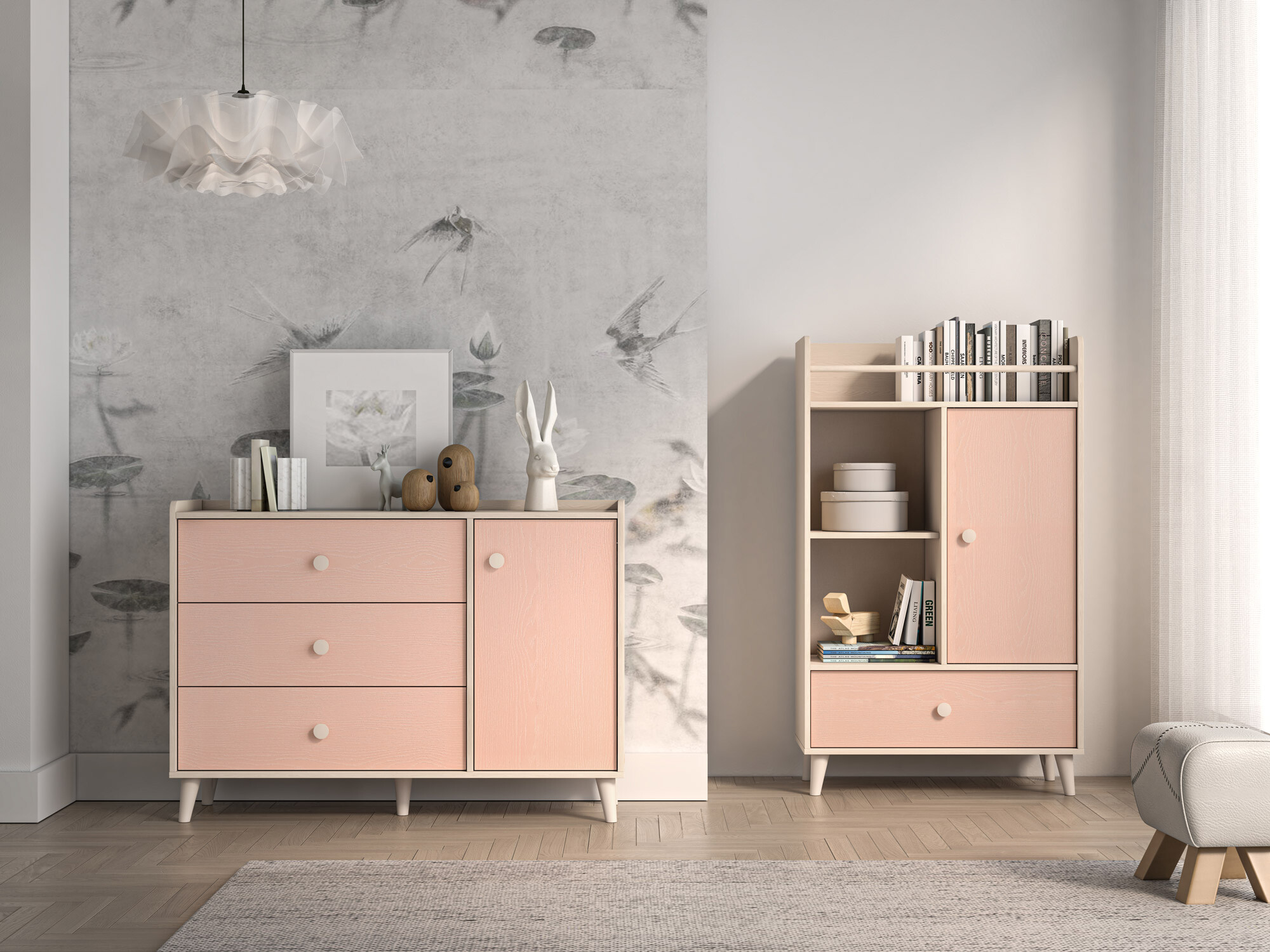 Cómoda Tortoli 104 (Rosa)