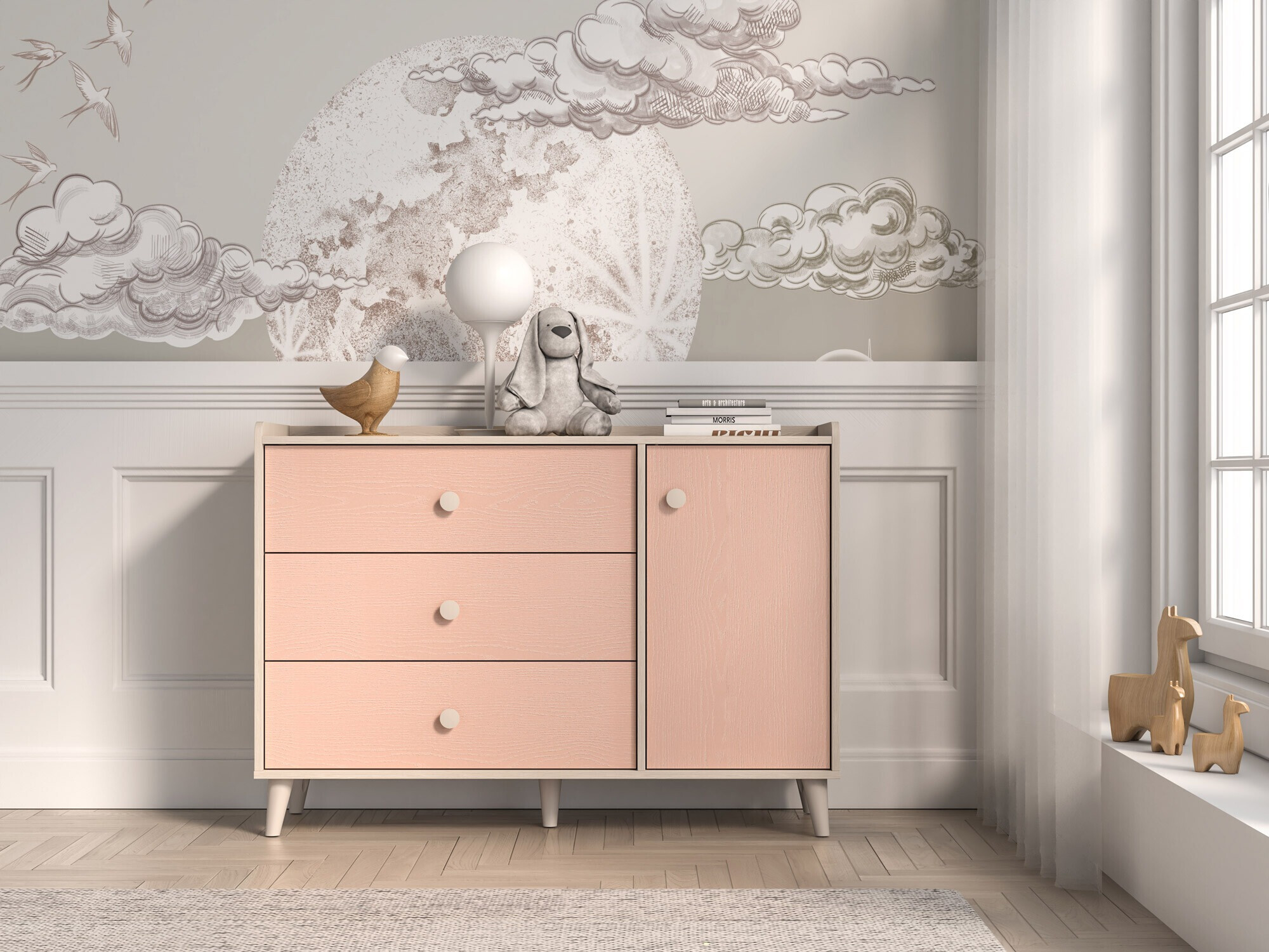 Cómoda Tortoli 104 (Rosa)