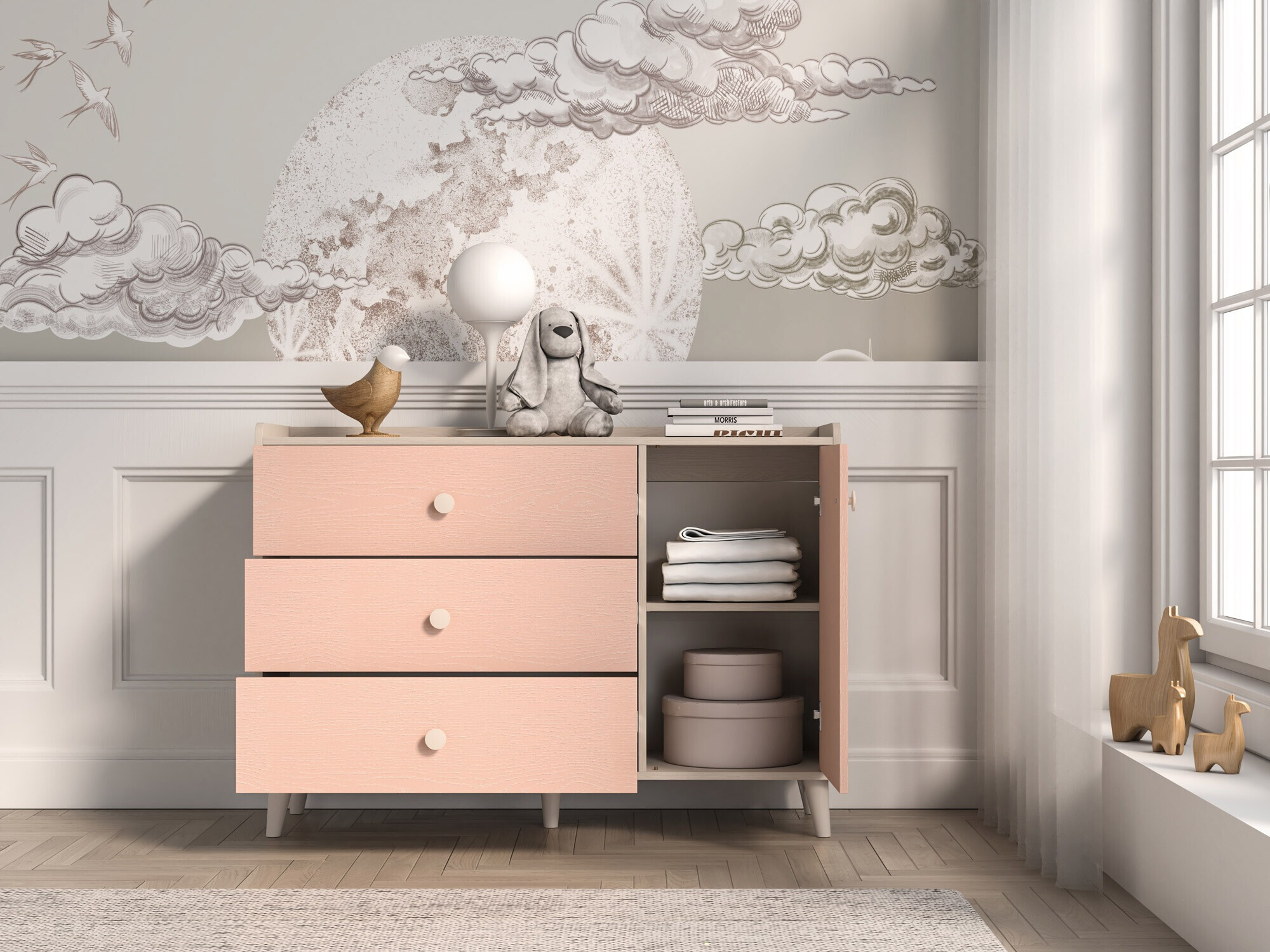 Cómoda Tortoli 104 (Rosa)