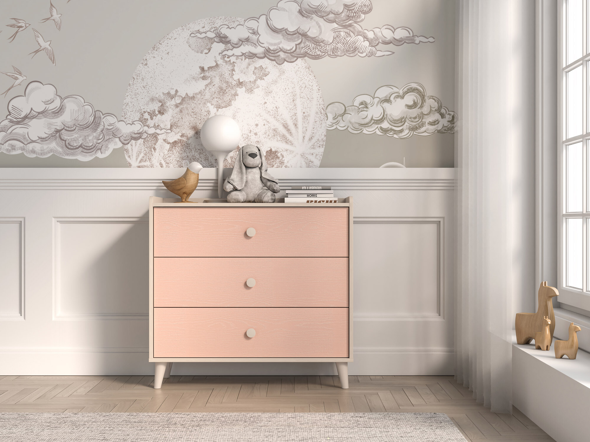 Cómoda Tortoli 105 (Rosa)