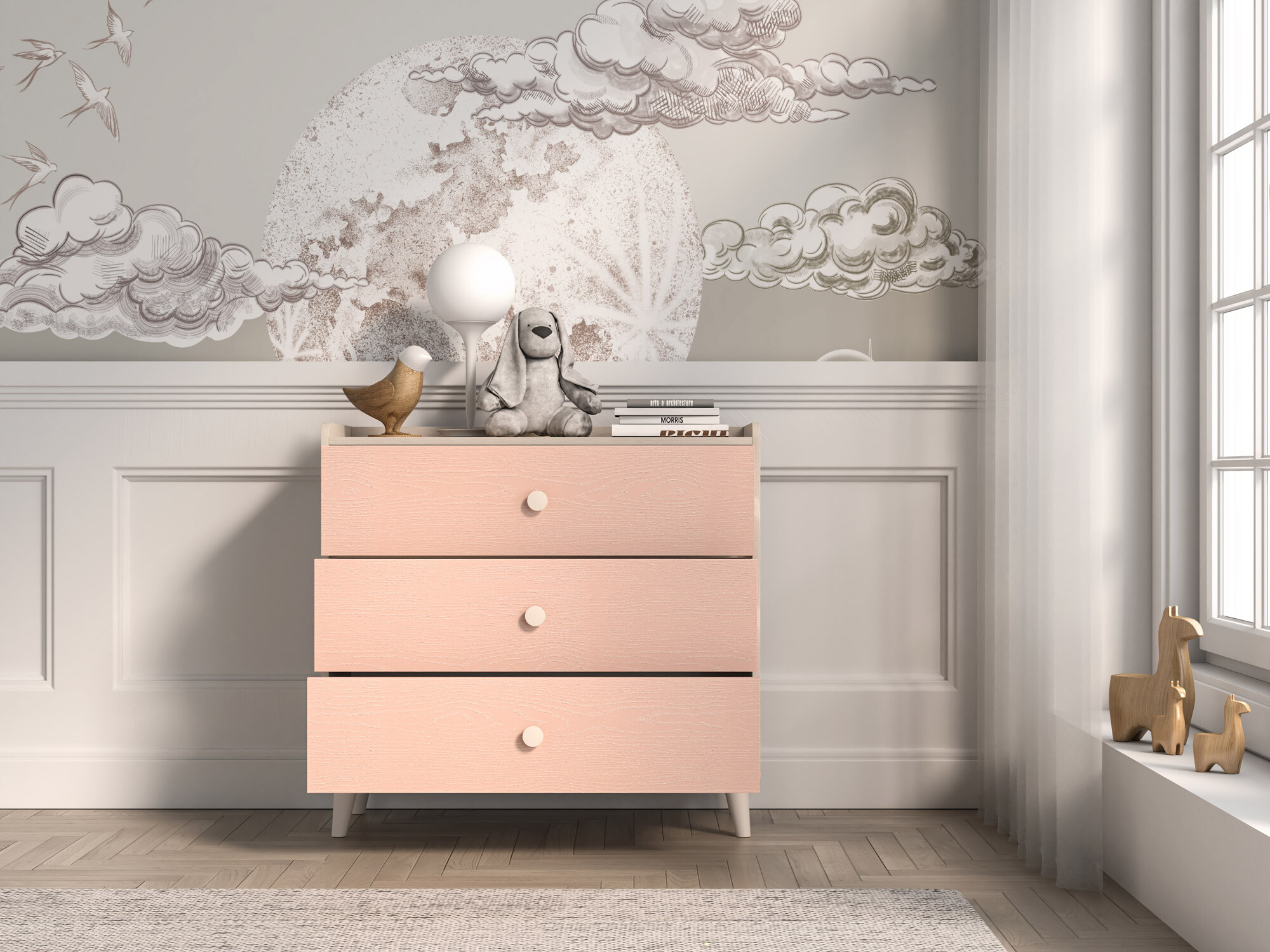 Cómoda Tortoli 105 (Rosa)