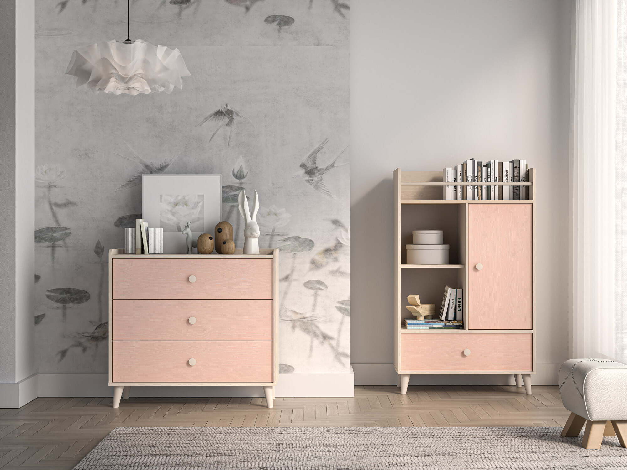 Cómoda Tortoli 105 (Rosa)