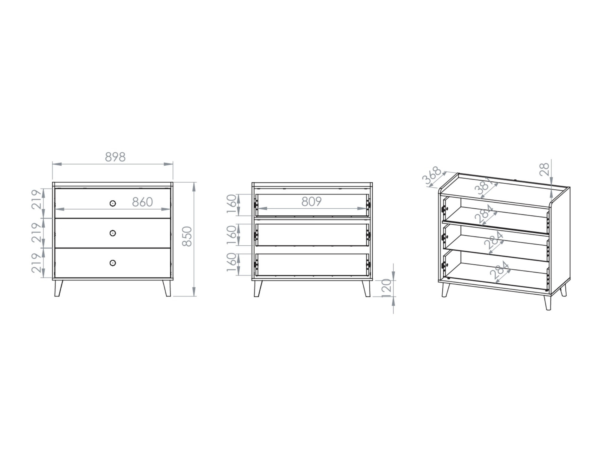 Cómoda Tortoli 105 (Rosa)