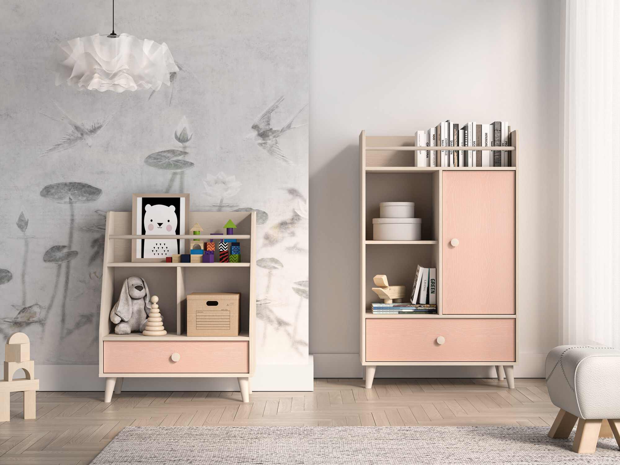 Estante Tortoli 107 (Rosa)