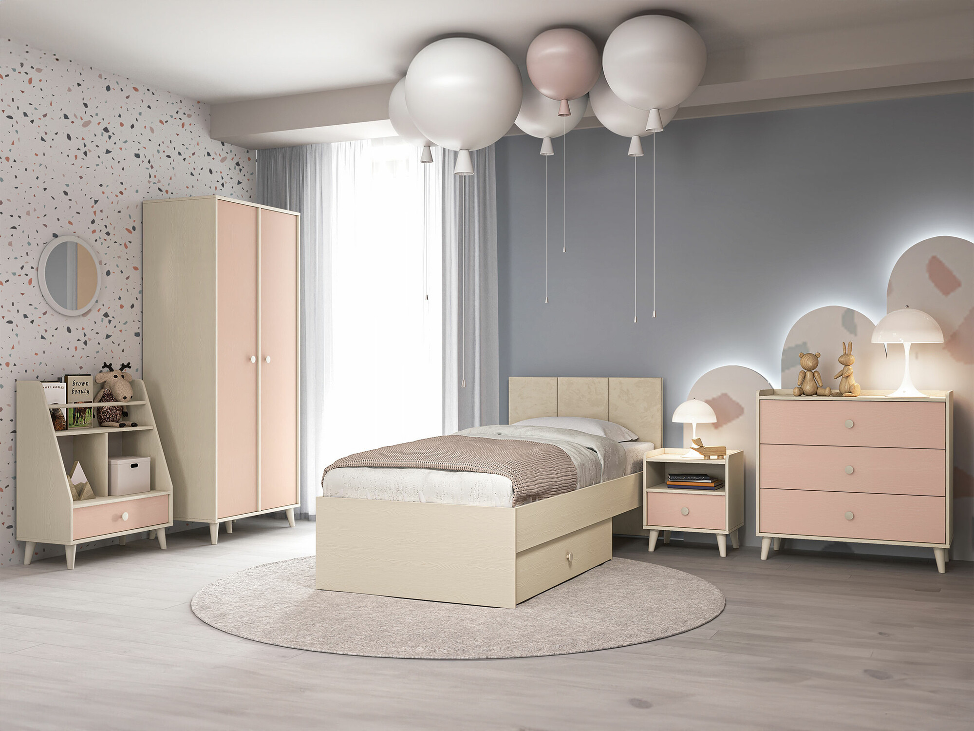 Cómoda Tortoli 105 (Rosa)