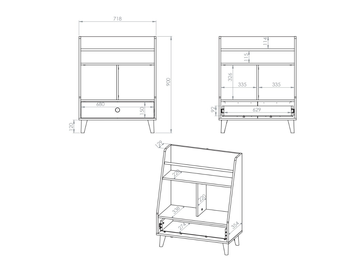 Estante Tortoli 107 (Rosé)