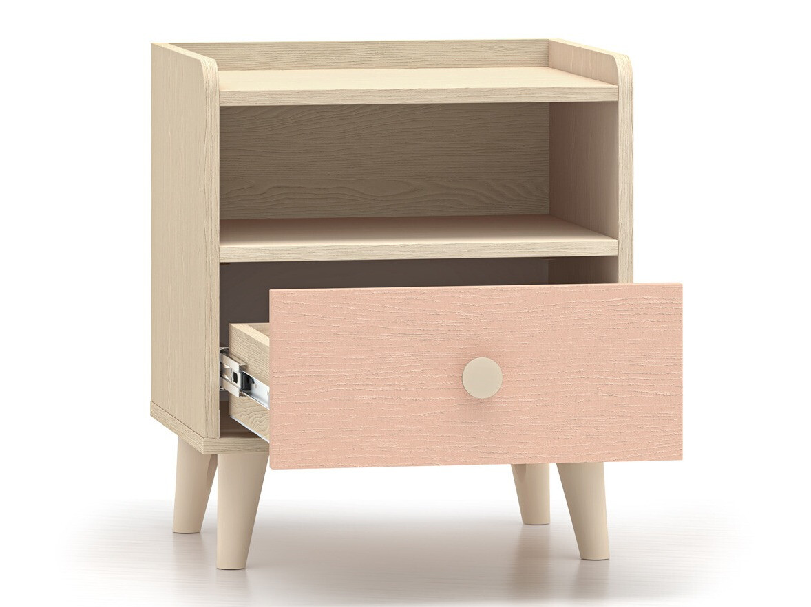 Mesa de cabeceira Tortoli 108 (Rosa)