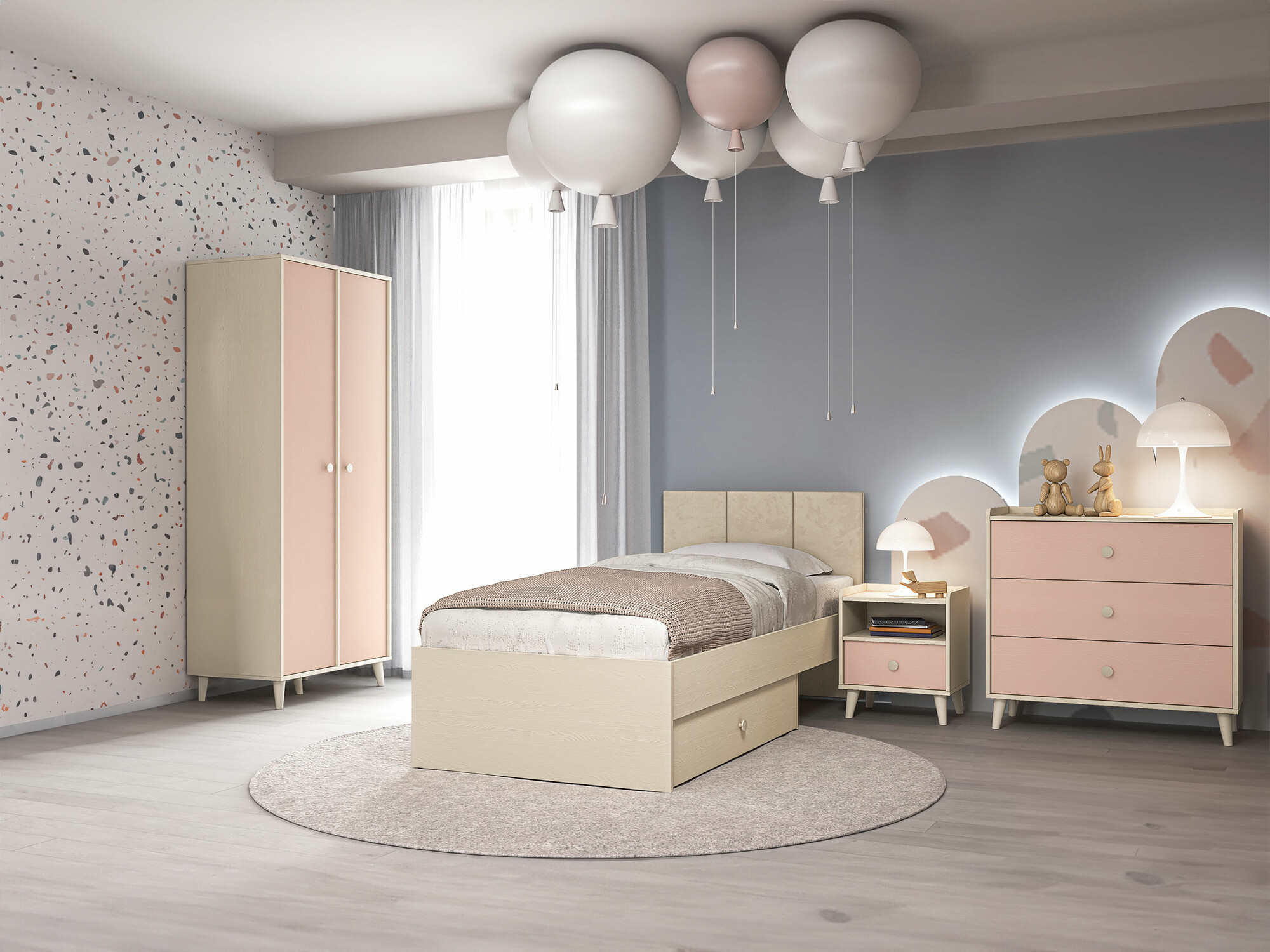 Conjuntos para quartos de criança Tortoli 111