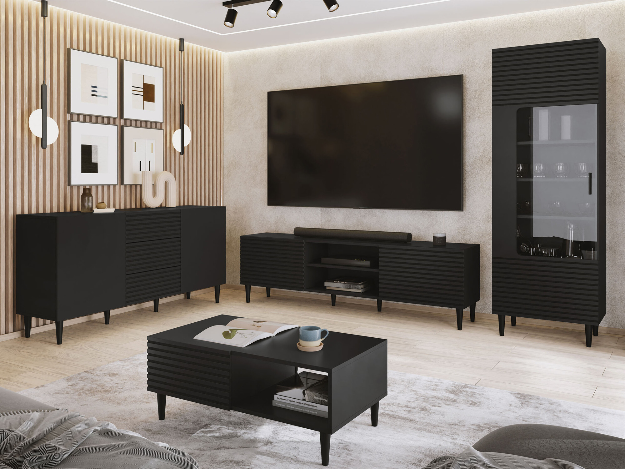 Móvel de TV Comfivo Mavmono 106 (Preto)