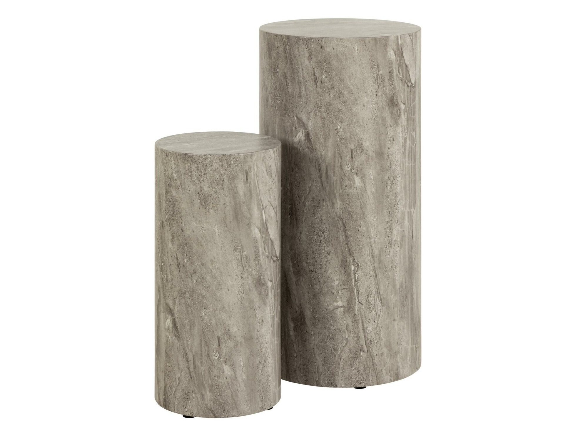 Conjunto de mesas de apoio Norsica 912 (Cinzento)