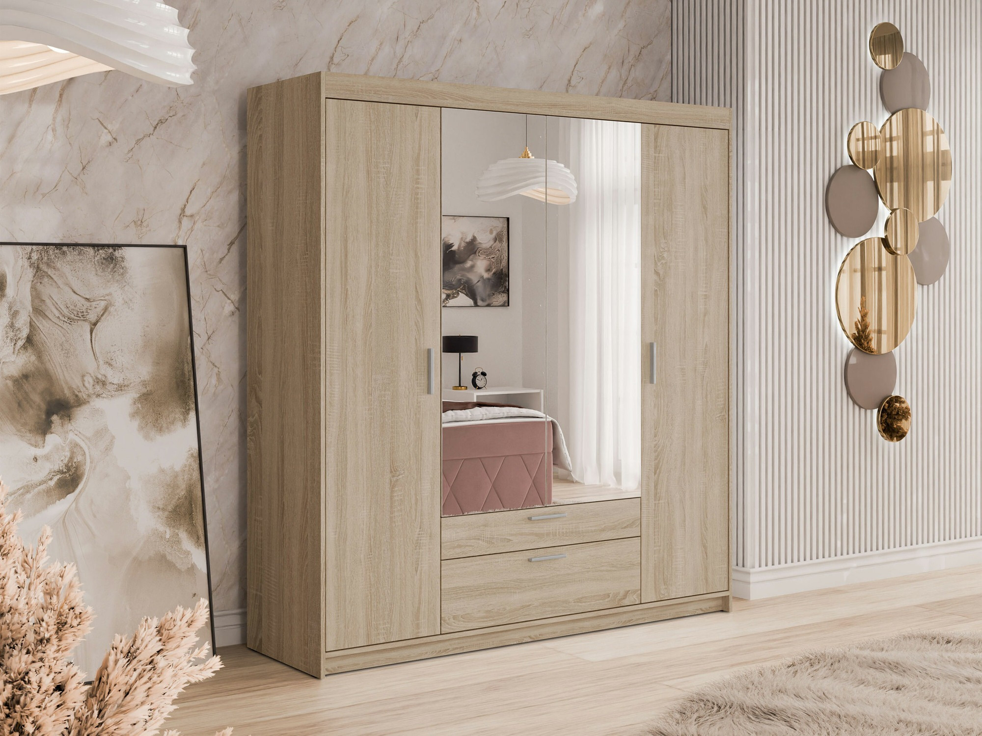 Roupeiro Novduni 108 (Carvalho sonoma)