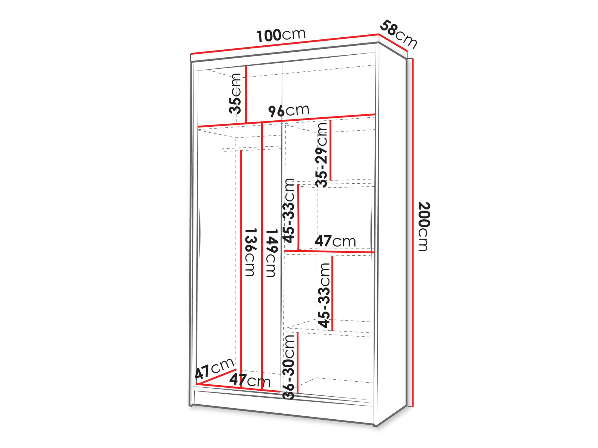 Roupeiro Closico Structor VII (Branco)