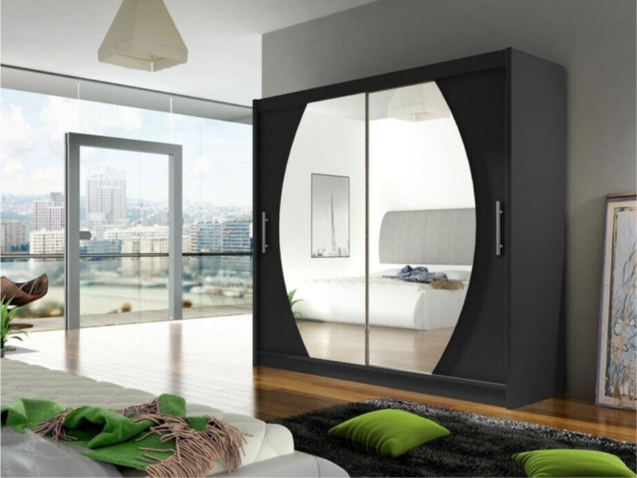 Roupeiro Closico Pallor IV (Preto)