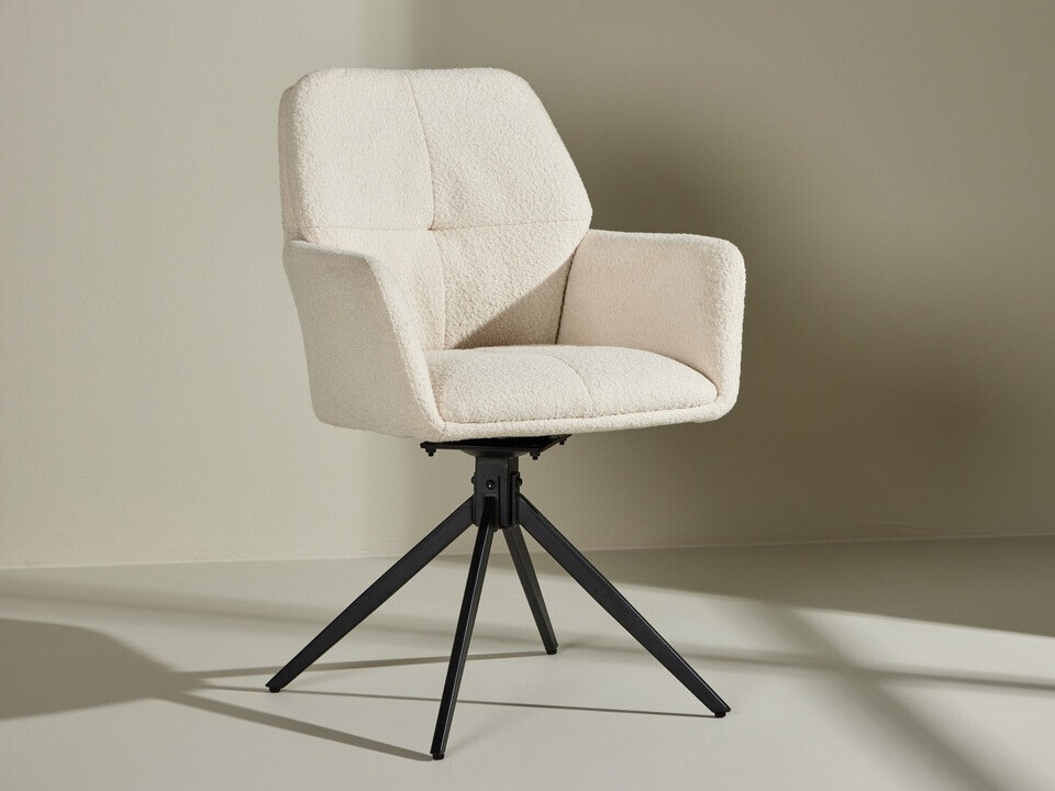Cadeira Dallas 4935 (Bege + Preto)