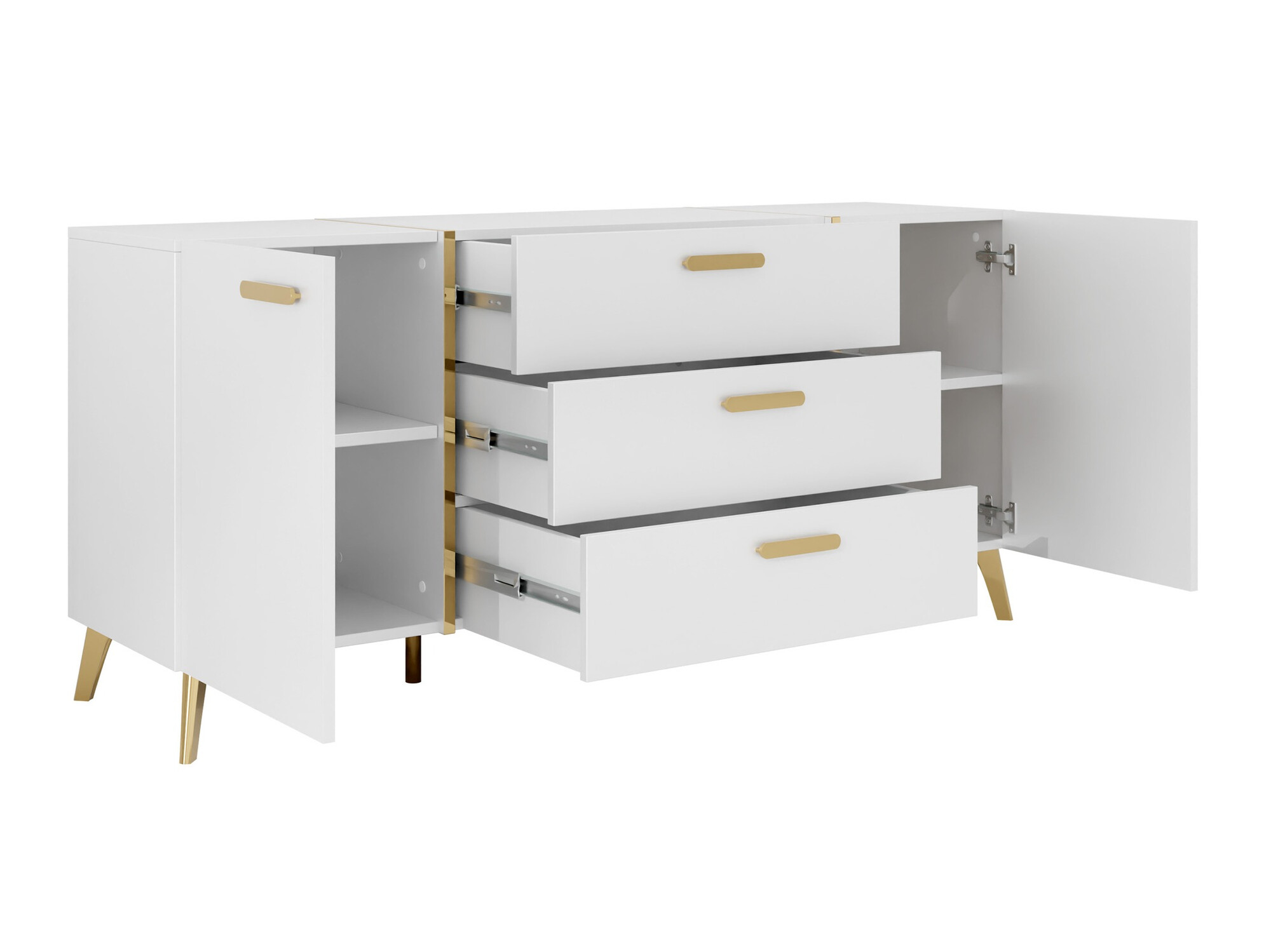 Conjunto para sala de estar Comfivo Capella (Caxemira + Caxemira brilhante)