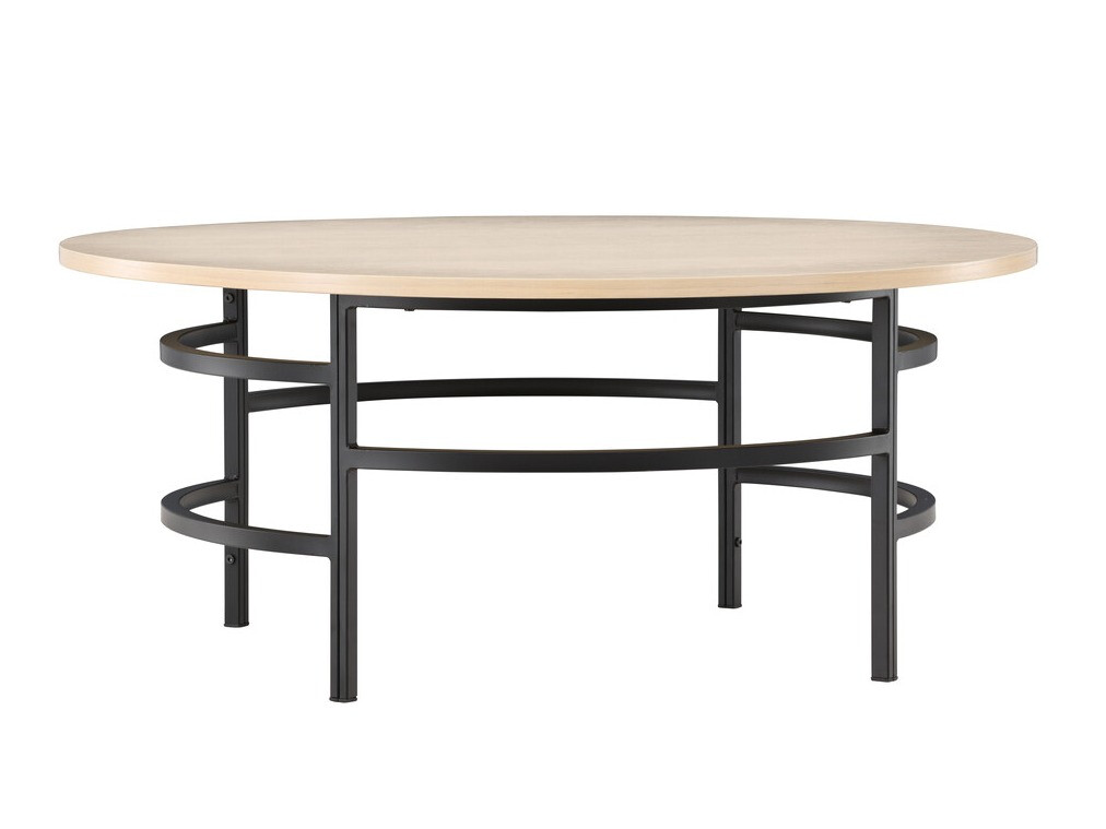 Mesa de centro Dallas 4696 (Preto + Castanho claro)