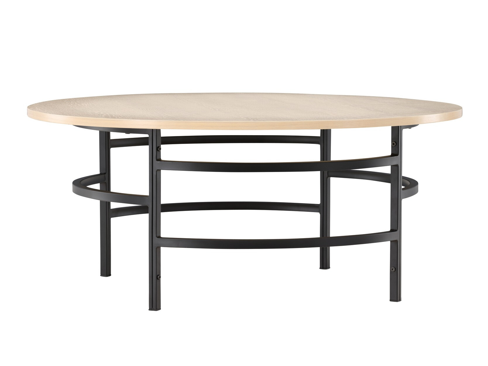 Mesa de centro Dallas 4696 (Preto + Castanho claro)