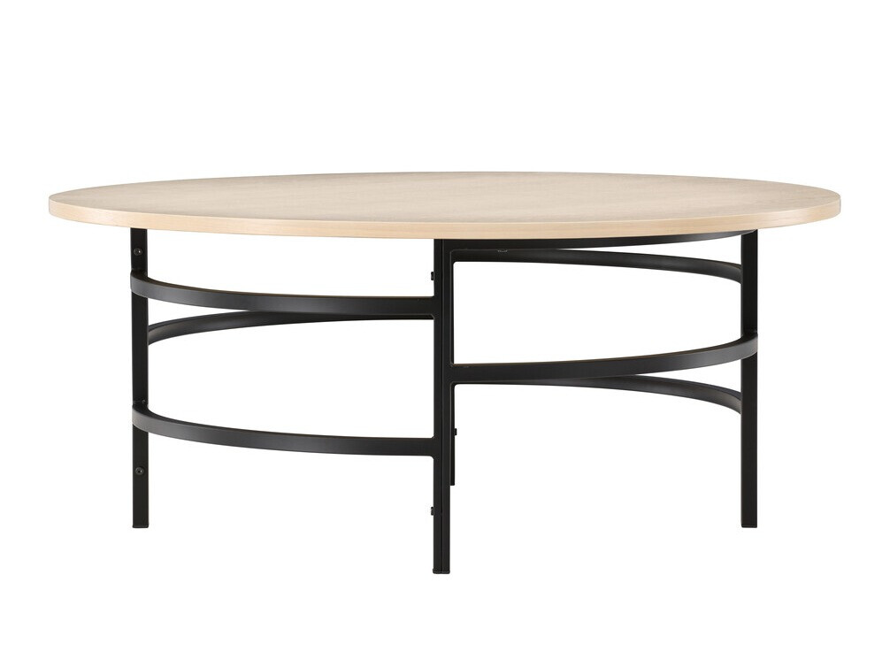 Mesa de centro Dallas 4696 (Preto + Castanho claro)