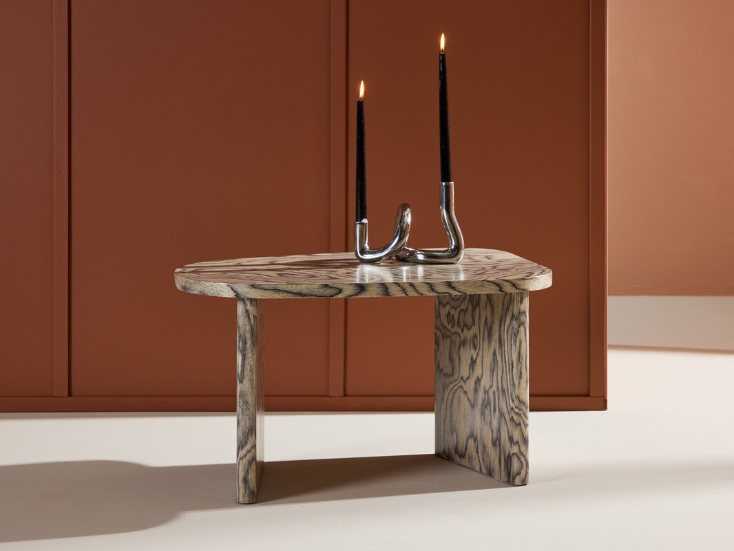 Mesa para revistas Dallas 4214 (Madeira clara + Cinzento)