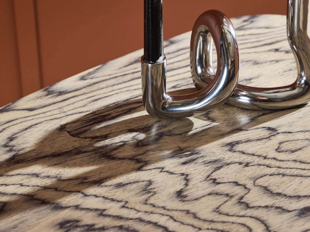 Mesa para revistas Dallas 4214 (Madeira clara + Cinzento)