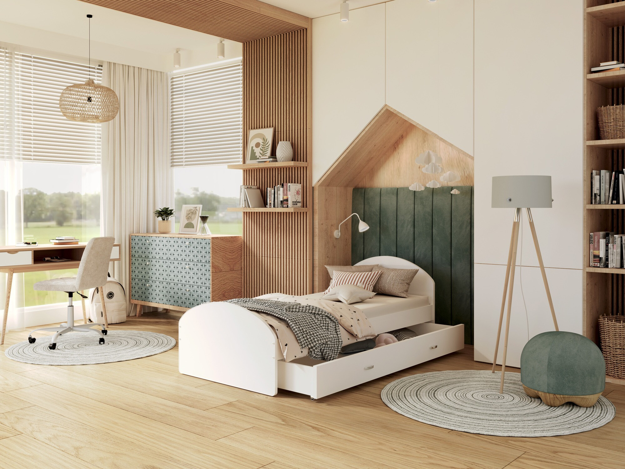 Cama Aurora 177 (Branco)