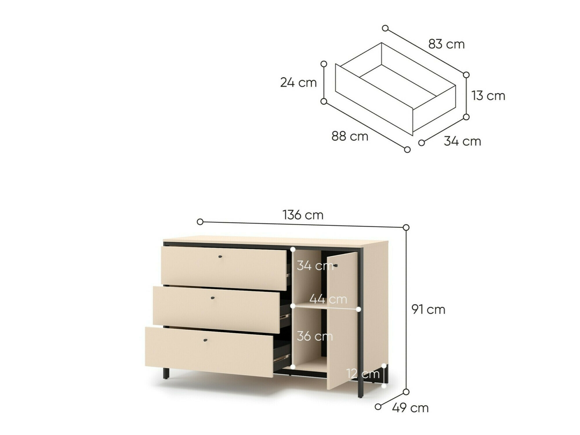 Conjunto para quarto Virmoro 106