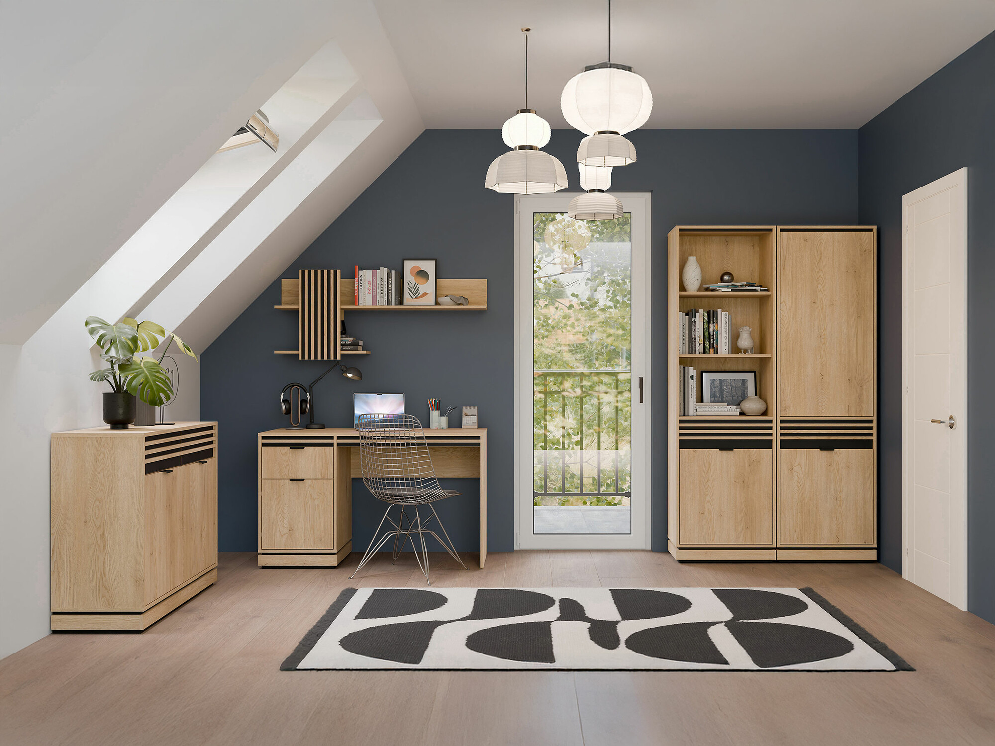 Conjunto para escritório em casa Cavtole 120