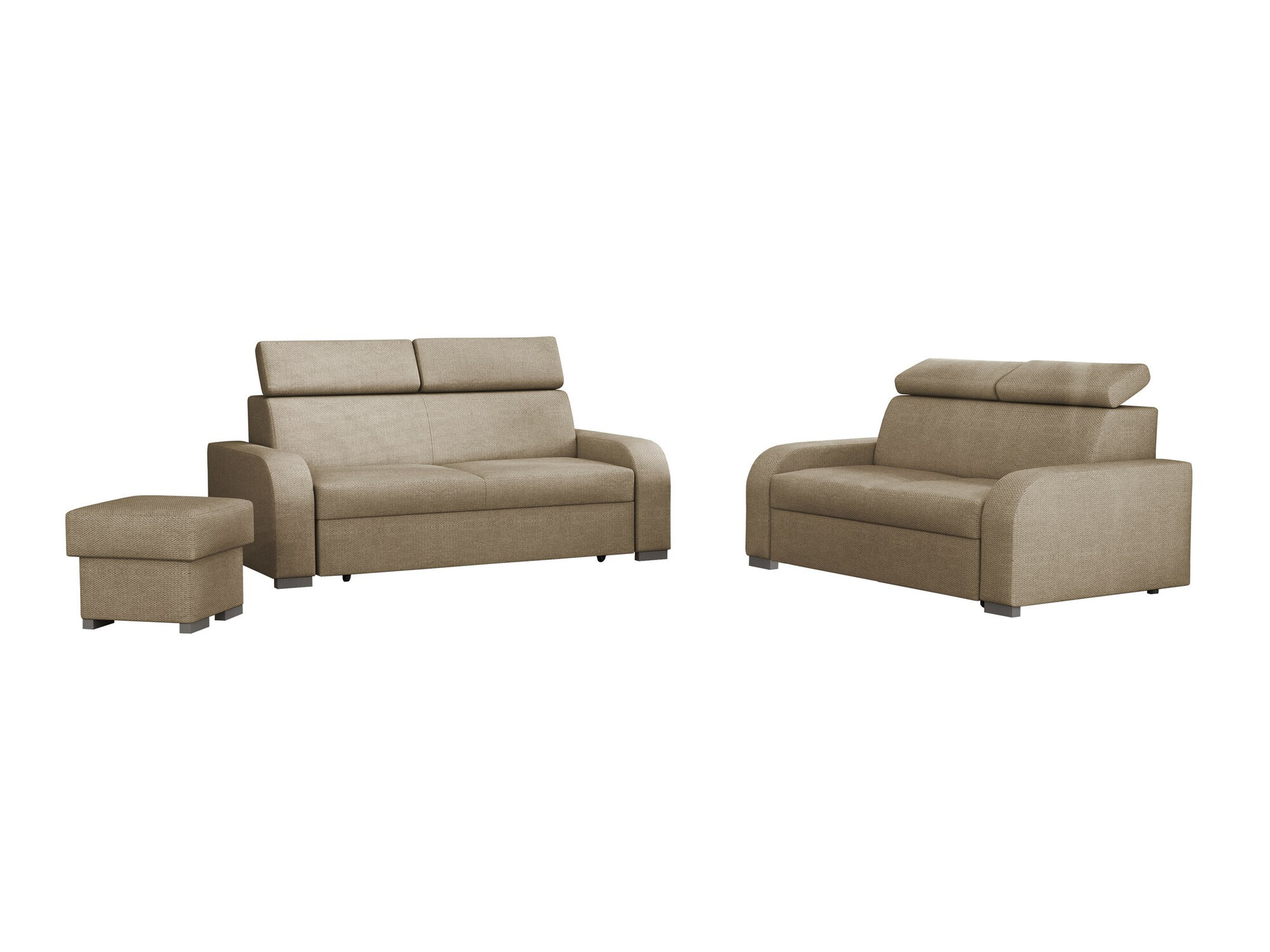 Conjunto de mobiliário com estofo Ovos I (Crown 2)