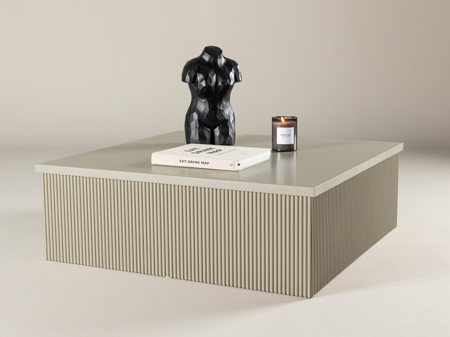 Mesa para revistas Dallas 4728 (Bege)