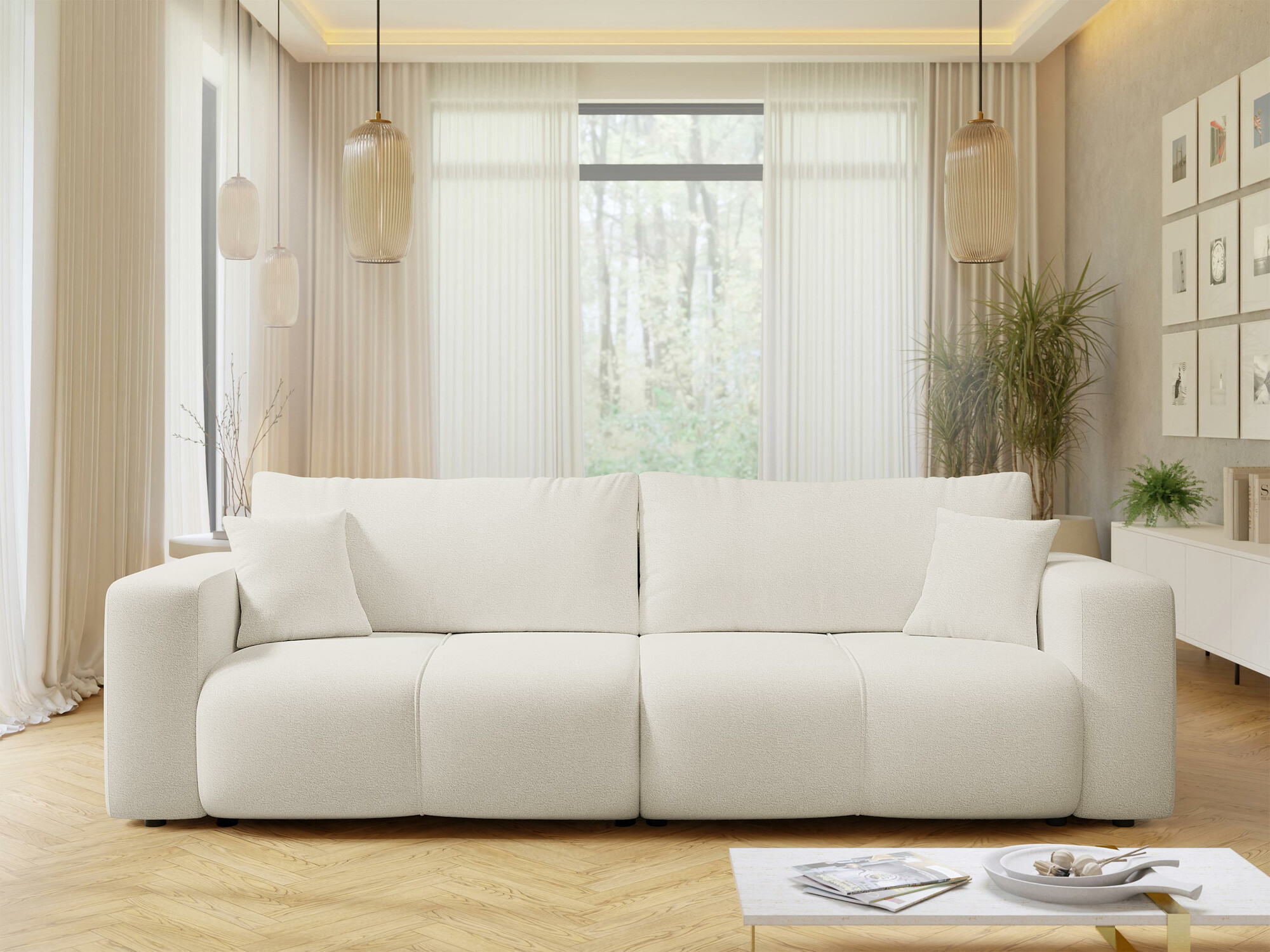 Sofá-cama Comfivo Laurus (Velo 621)