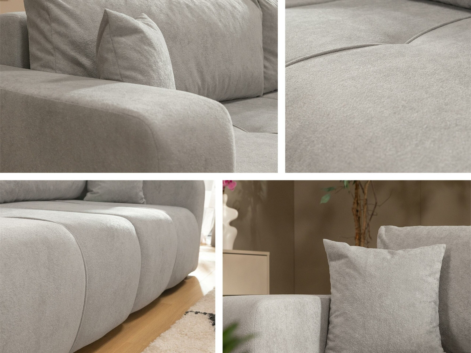 Sofá-cama Comfivo Laurus (Velo 623)