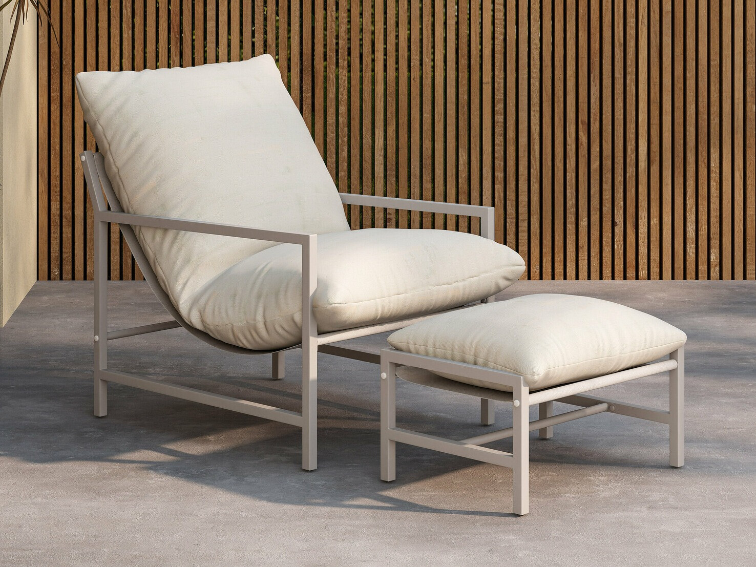 Conjunto de mobiliário para o exterior Dallas 4739 (Bege)