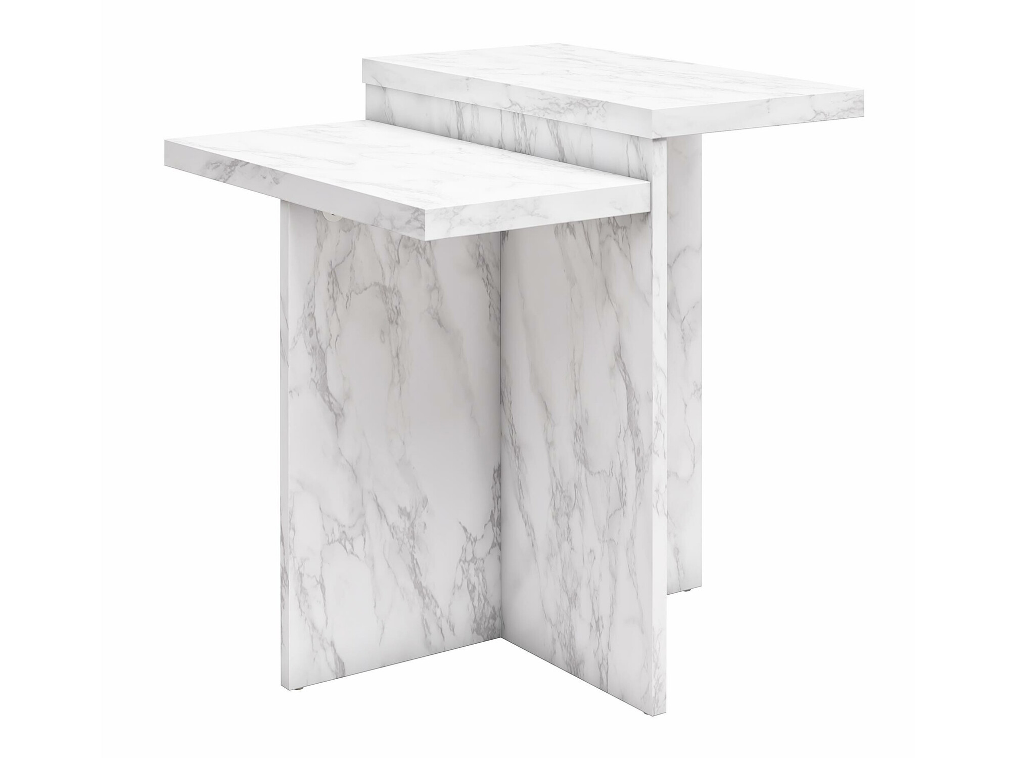 Mesa de centro Tulsa 748 (Marmore branco)